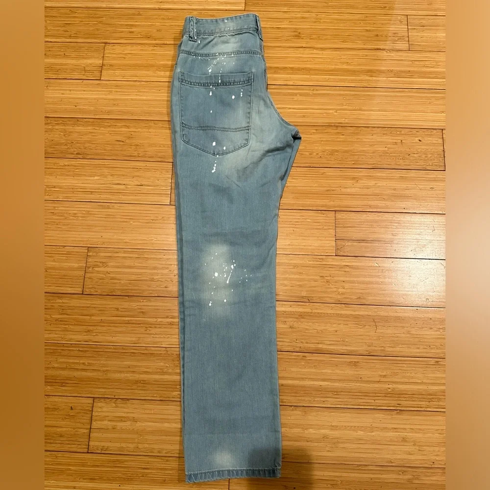 Paint Splatter Relaxed Jeans 2XL NWT